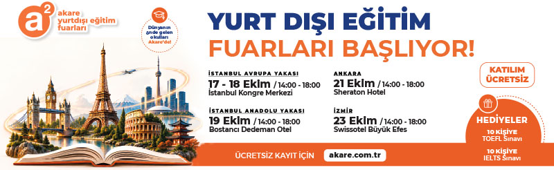 Akare Yurtdışı Eğitim Fuarları Başlıyor