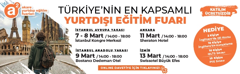 Akare Yurtdışı Eğitim Fuarları Başlıyor