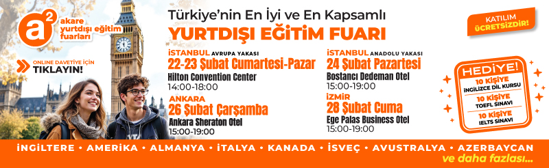Akare Yurtdışı Eğitim Fuarları Başlıyor